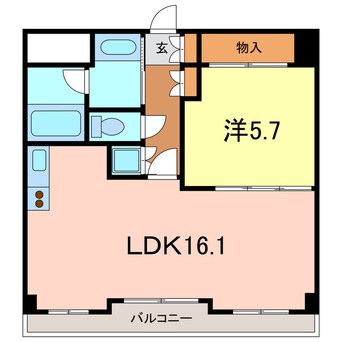 間取図 シャトーヨサミ