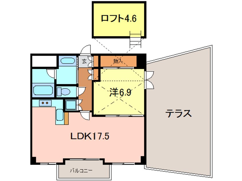 間取図 シャトーヨサミ