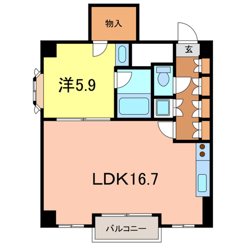 間取図 シャトーヨサミ