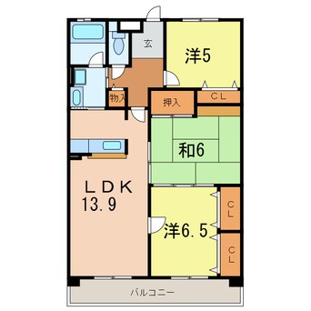 間取図 ガーデンヒルズ三河安城