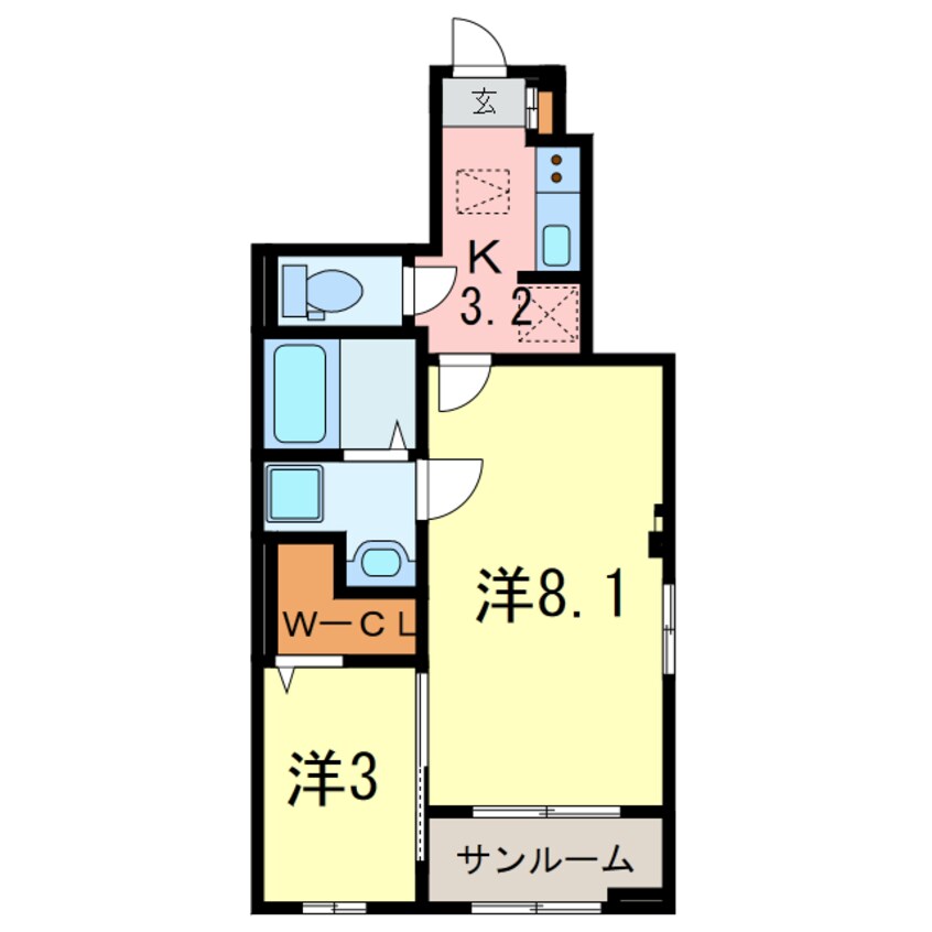 間取図 フォード　ヒルズⅠ