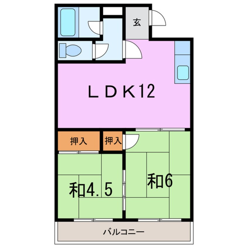 間取図 メゾン石川