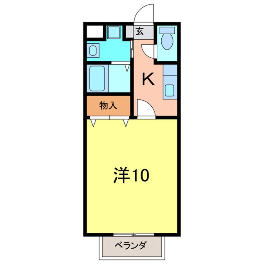 間取図 アムール西岡崎