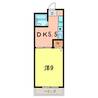 間取図 藤井マンション高倉