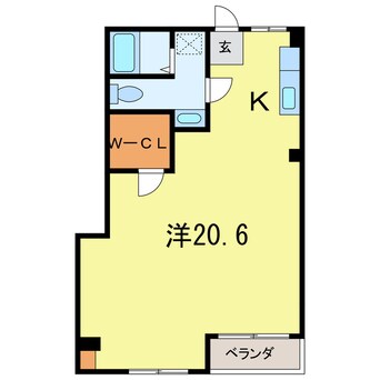 間取図 第一知商ビル