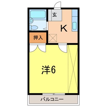 間取図 メゾン新林Ｂ