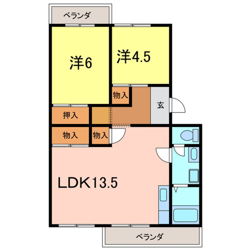 間取図 ドエル法土