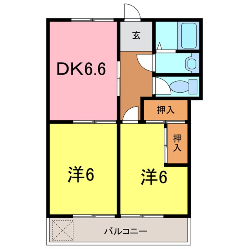 間取図 ルミエール稲垣