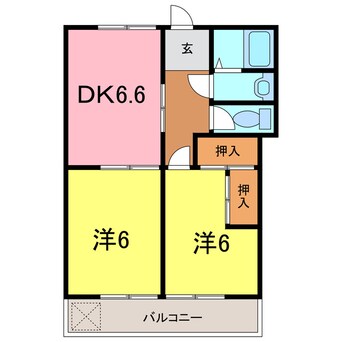 間取図 ルミエール稲垣