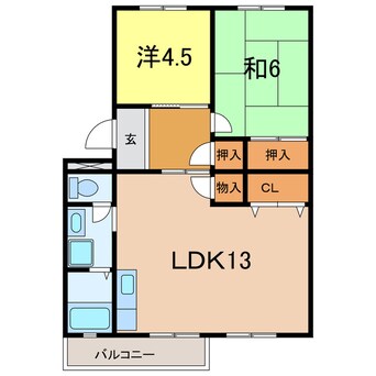 間取図 メゾンわかな