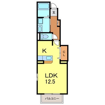 間取図 クラーベル志貴