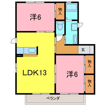 間取図 アルビレオＢ