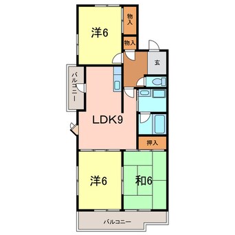 間取図 ハピネス末広