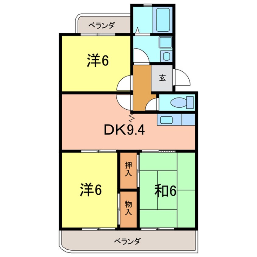 間取図 ハマイカリ今池