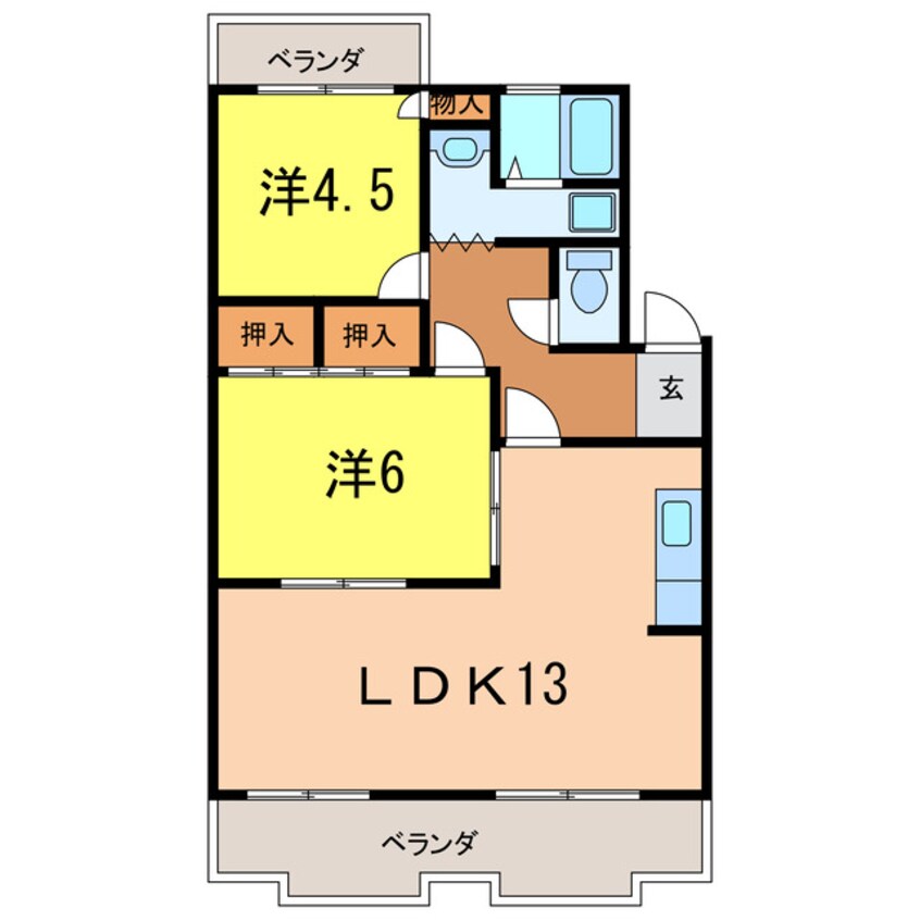 間取図 サンクリスタル末広