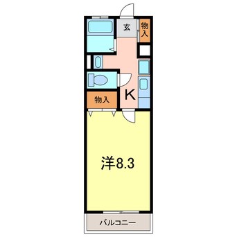 間取図 レークハヤⅢ