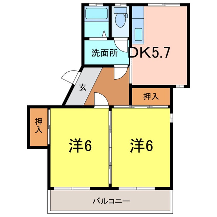 間取図 マンションサンライト