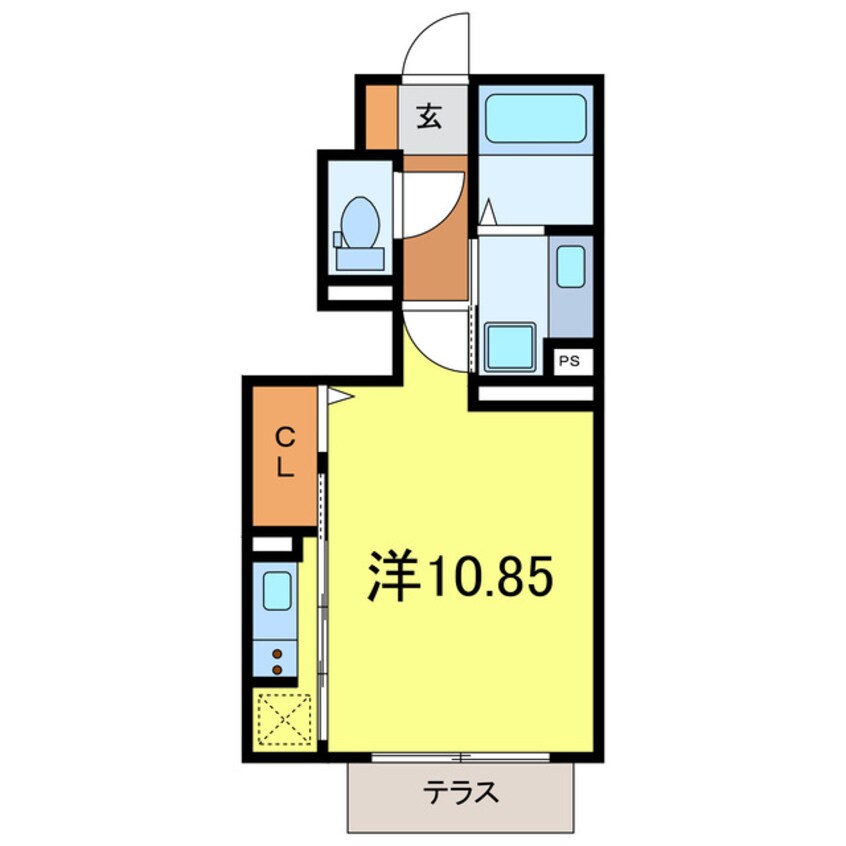 間取図 Living西岡崎