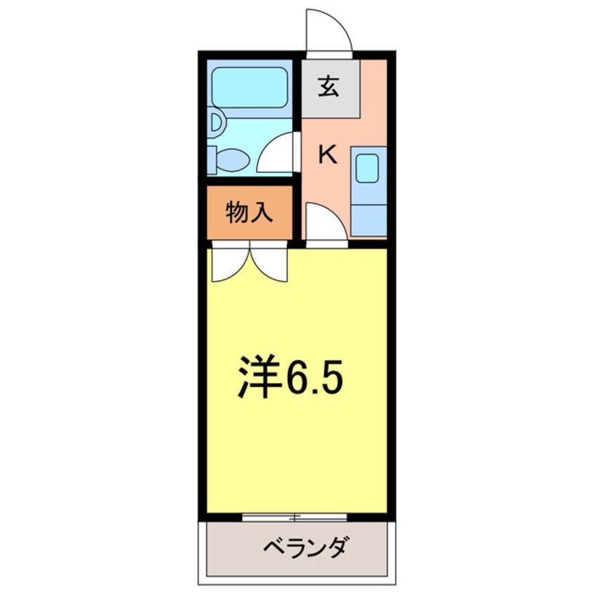 間取図 ハイツ銭成