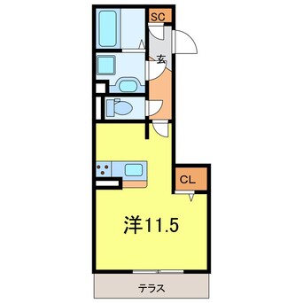 間取図 GRAND　D-ROOM上重原