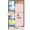 GRAND　D-ROOM上重原 1Kの間取り