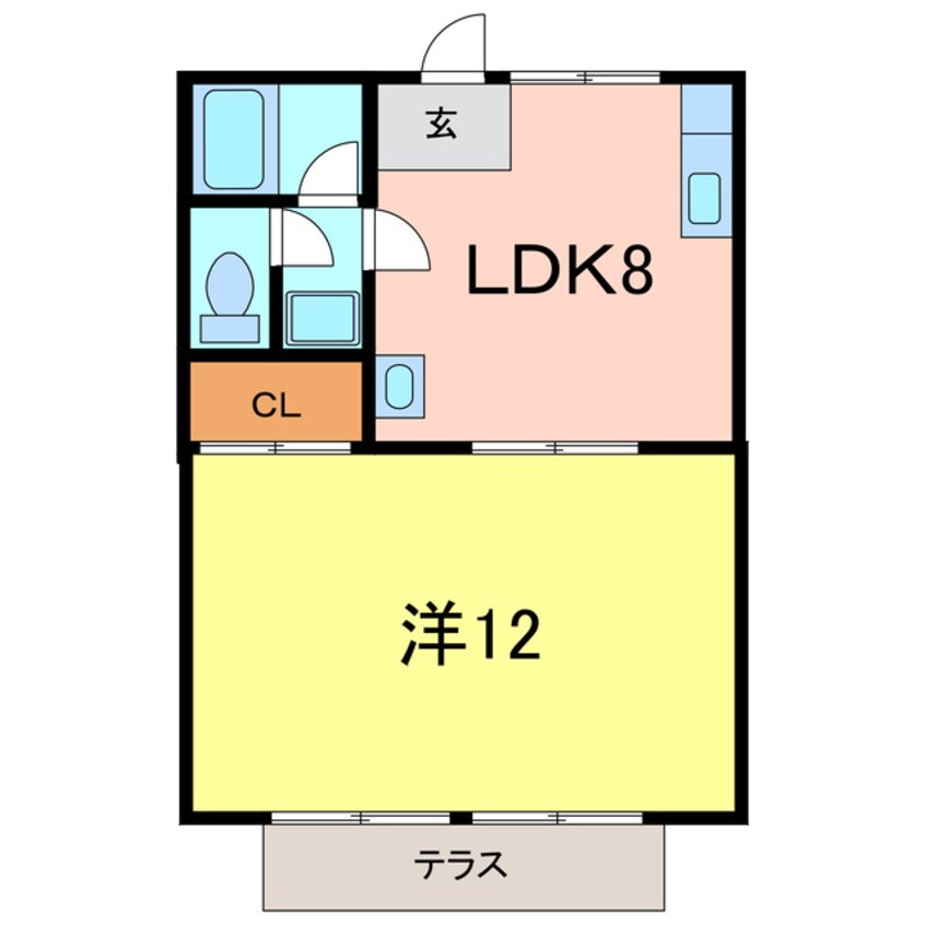 間取図 ファミール縦町