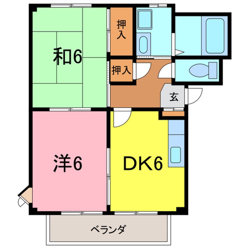 間取図 セブンハイツ