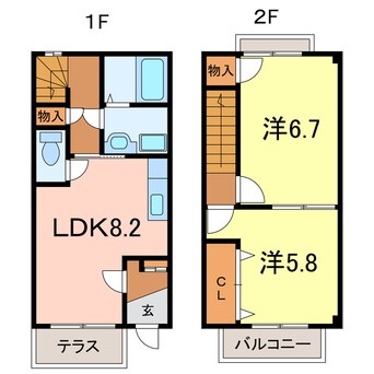 間取図 ファミール松花　Ａ