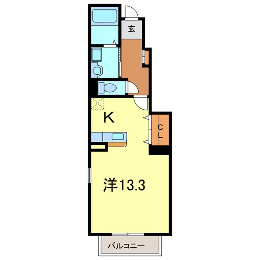 間取図 ルミエールⅠ