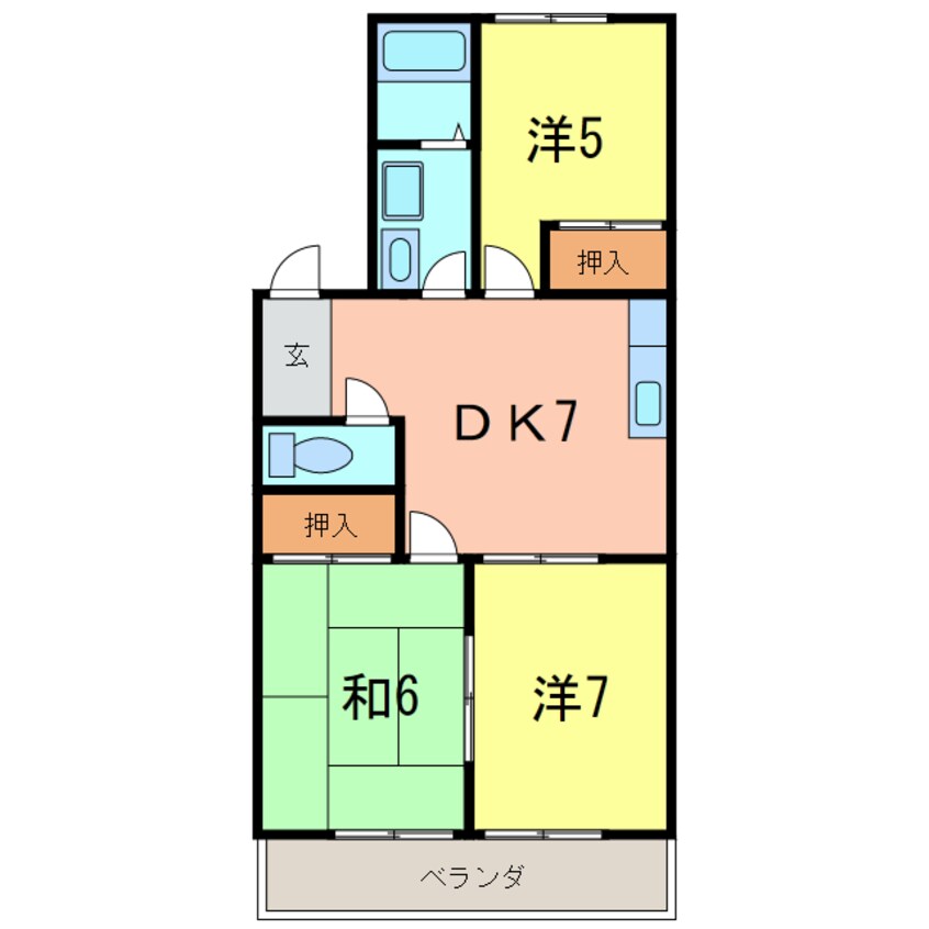 間取図 メゾンポワール　Ｃ棟