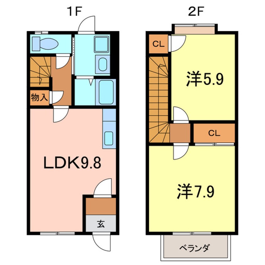 間取図 プレミール・ボナールＡ