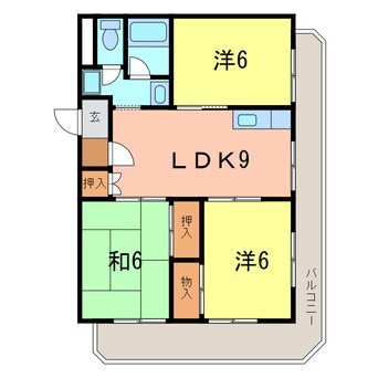 間取図 第２新安城ビル