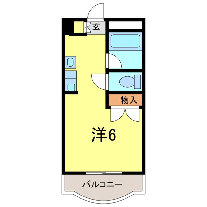 間取図 タウンコート末広