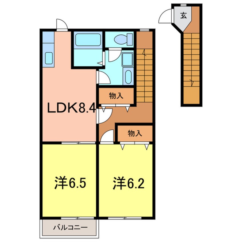 間取図 ファン・ハウス２番館