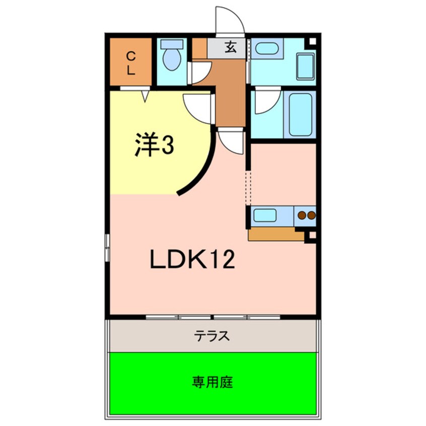 間取図 ガーデンコート　HISOKO