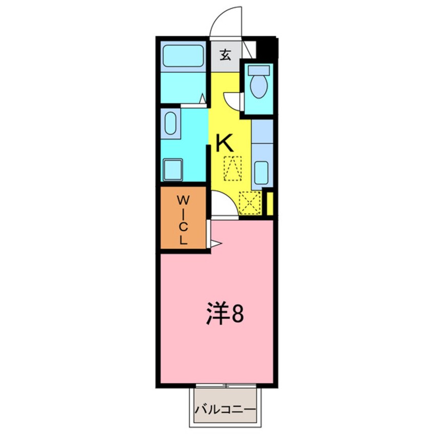 間取図 クレールアヴニールＢ