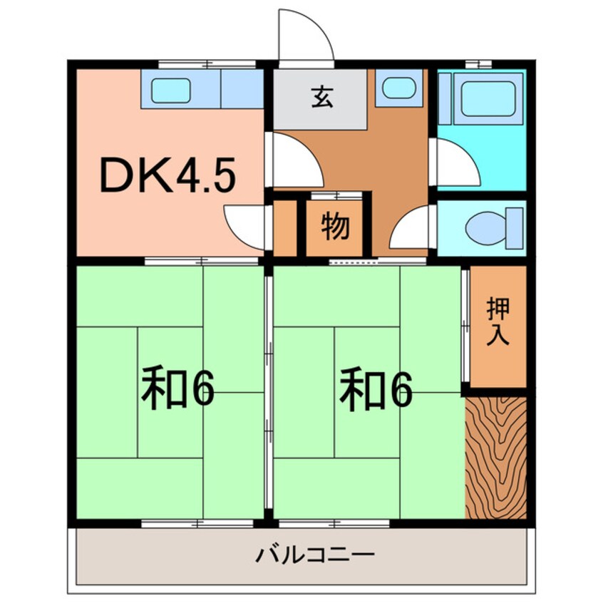 間取図 加藤ハイツ