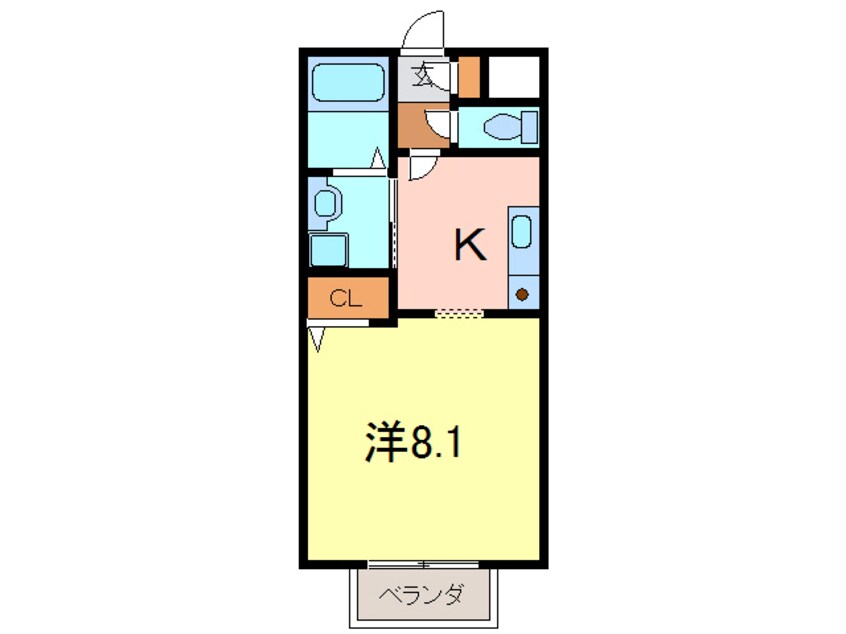 間取図 カルティエ・サンセール