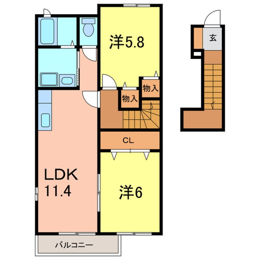 間取図 サニーグレープⅡ