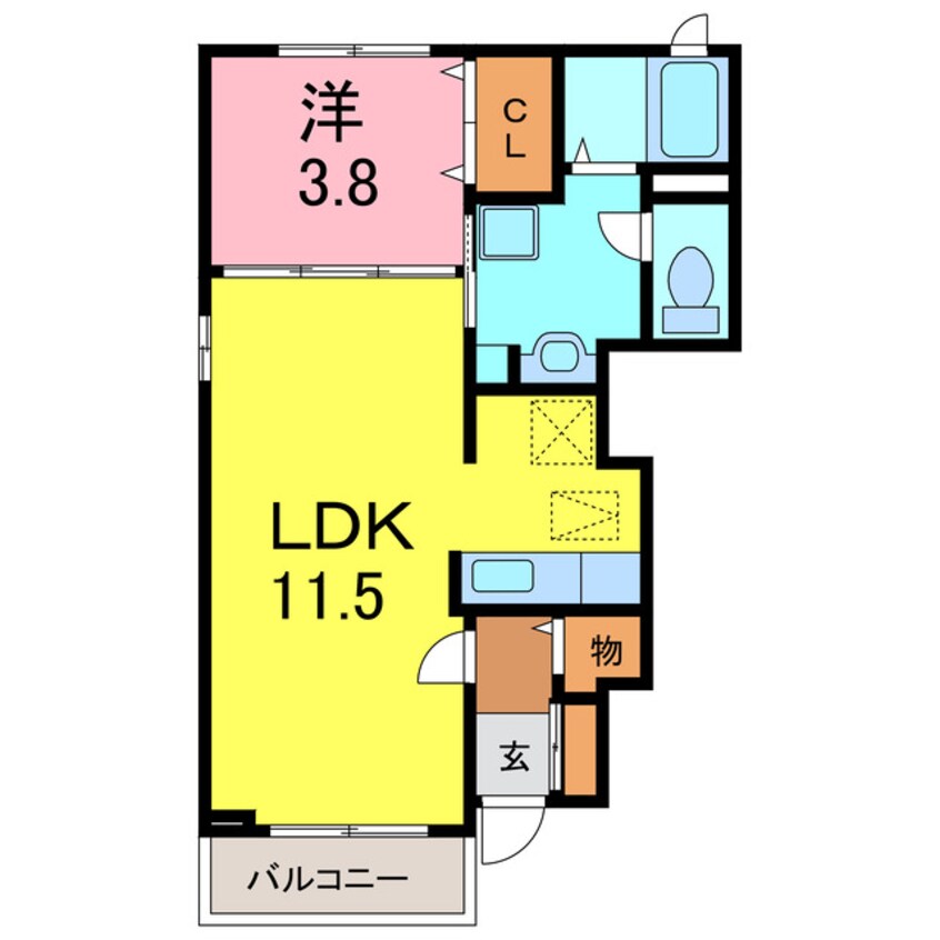 間取図 ミニョン　コリーヌT