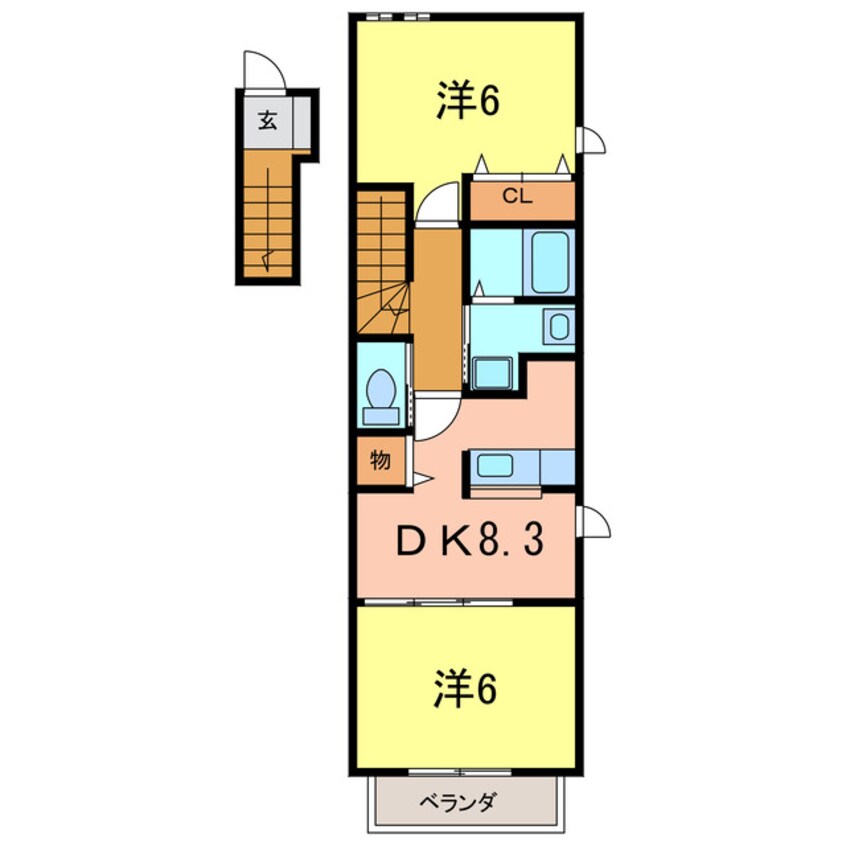 間取図 フィールドハウスⅡ