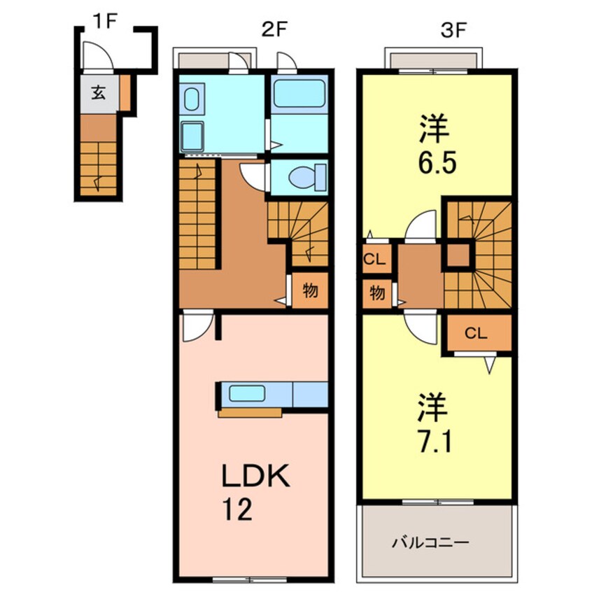 間取図 アライブレジデンス志