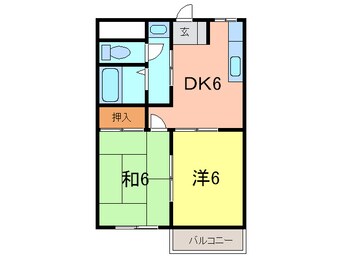 間取図 コーポナカシマ