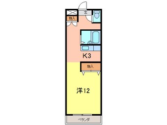 間取図 クリーンハイツ安井Ⅲ