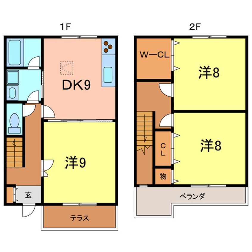 間取図 サンビヨーズ中北