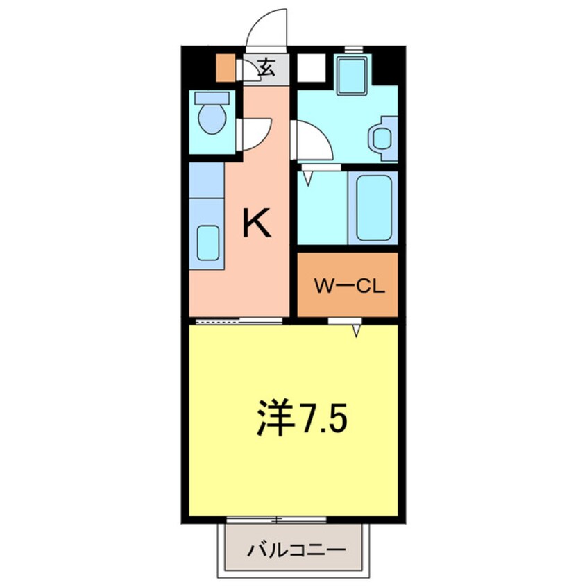 間取図 クレアＫ＆Ｋ