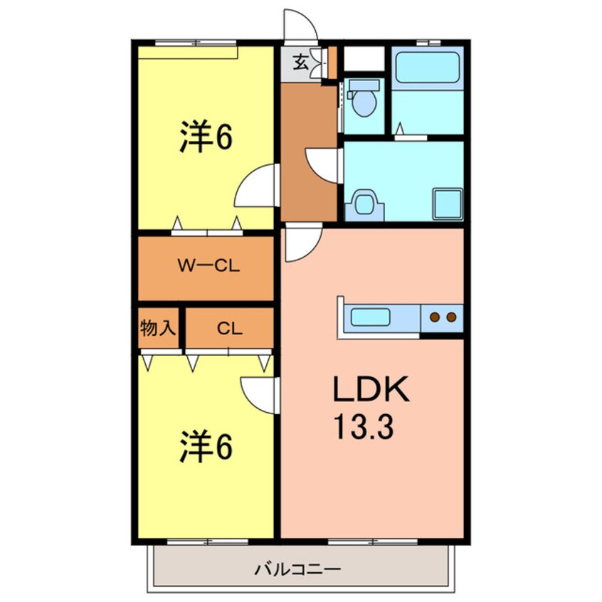 間取図 ソフィアＢ棟