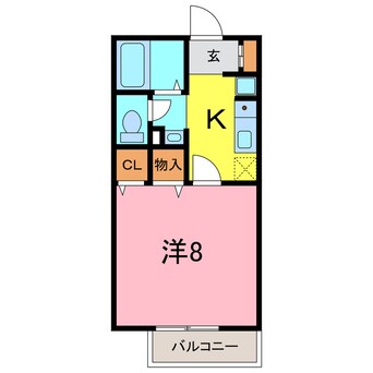 間取図 ケーナ保田