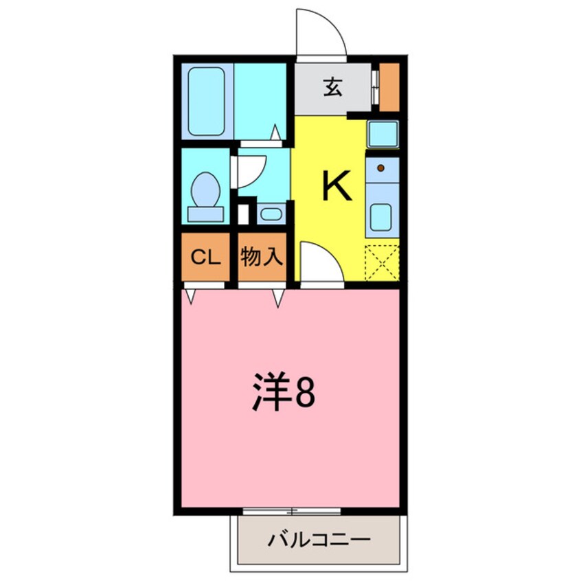 間取図 ケーナ保田