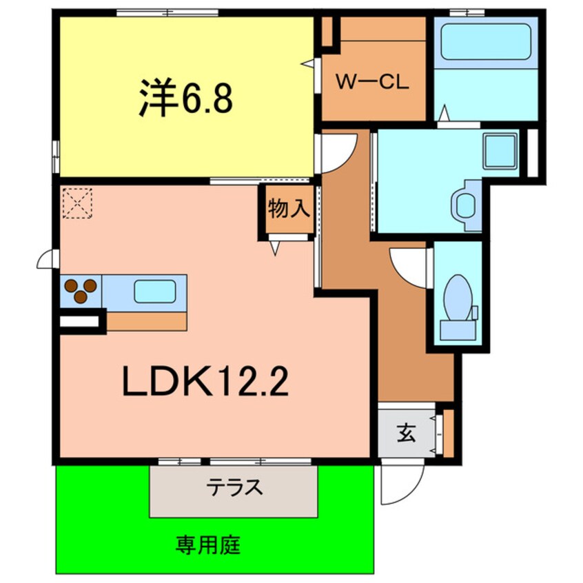 間取図 シャルマン　ヴィーＢ